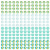 4 Strands 4 Colors AB Color Plated Opaque Glass Beads Strands GLAA-TADJ0001-20A-2