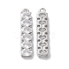 Brass with Clear Glass Pendants KK-G465-36P-1