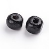 Dyed Natural Wood Beads X-TB092Y-5-2