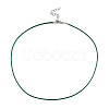 Waxed Cotton Cord Necklace Making MAK-S034-019-2