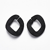 Spray Painted CCB Plastic Linking Rings CCB-R104-01A-01-2