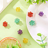 8Pcs 4 Style Glass Pendants PALLOY-TA00218-5