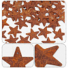 60Pcs Iron Pendants IFIN-GF0001-42C-5