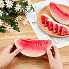 GORGECRAFT Imitation Food PVC Plastic & Silicone Watermelon Display Decorations AJEW-GF0003-14-3