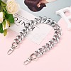 Spray Painted CCB Plastic Curb Chains Bag Handles AJEW-BA00052-6