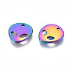Ion Plating(IP) 201 Stainless Steel Charms STAS-S119-136-3