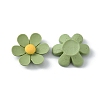 Opaque Resin Cabochons RESI-WH0026-75C-08-1