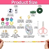 DIY Polymer Clay & CCB Plastic Beads Bracelets Making Kits DIY-YW0010-92-3