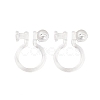 Silicone Clip-on Earring Findings FIND-K019-01B-1