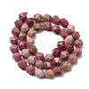 Natural Rhodonite Beads Strands G-Z119-A14-02-4