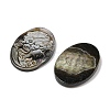 Natural Black Lip Shell Carved Cabochons SSHEL-I026-02A-01-2