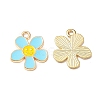 Alloy Enamel Pendants ENAM-C009-01G-4