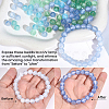 125Pcs 5 Colors Resin UV Reactive Beads RESI-PA0001-33C-7