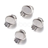 Tarnish Resistant 304 Stainless Steel Clip-on Earring Setting LS-STAS-I166-33P-1