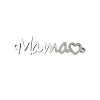 Mother's Day 201 Stainless Steel Connector Charms STAS-F316-38P-1