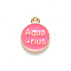 Alloy Enamel Pendants X-ENAM-S124-01B-03J-3