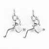 Tibetan Style Alloy Pendants X-PALLOY-S120-255-RS-1