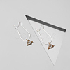 DICOSMETIC 16Pcs 2 Styles 925 Sterling Silver Hoop Earrings & Earring Hooks STER-DC0001-11-5