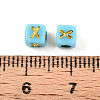 Plating Acrylic Beads OACR-N140-01F-X-3