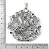 Tibetan Style Alloy Big Pendants X-PALLOY-D362-02AS-A-3
