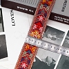 10 Yards Ethnic Style Floral Polyester Embroidery Ribbon PW-WG79888-09-1