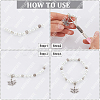 240Pcs Tibetan Style Alloy Tube Bails TIBE-SP0001-09AS-6