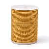 Round Waxed Polyester Cord YC-G006-01-1.0mm-24-1