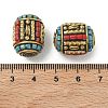 Handmade Tibetan Style Beads KK-Z157-08AG-01-2