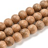 Natural Wood Beads Strands WOOD-F008-05-D-2