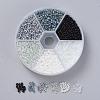 6 Colors 12/0 Glass Seed Beads SEED-X0052-03A-2mm-1