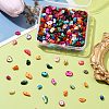 1 Strand Natural Chip Dyed Shell Beads Strands G-FS0005-77-6