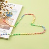 Handmade Polymer Clay Beaded Chains AJEW-J034-03-3