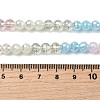 Electroplate Glass Beads Strands EGLA-D300-06-6mm-08-5