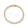 Cubic Zirconia Tennis Bracelet BJEW-L652-24G-02-1