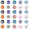 80Pcs 10 Colors Handmade Gold Sand Lampwork Beads LAMP-PA0001-40-7