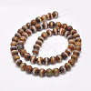 Natural Tibetan Style dZi Beads Strands G-P229-A-07J-6mm-3