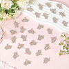 30Pcs Zine Alloy Rhinestone Cabochons FIND-SC0019-86-3
