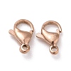 Ion Plating(IP) 304 Stainless Steel Lobster Claw Clasps STAS-H353-A-02RG-1