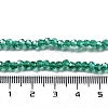 Electroplate Transparent Glass Beads Strands EGLA-A035-T3mm-A18-4