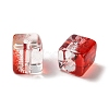 Two Tone Transparent Glass Beads X1-GLAA-NH0001-03-3