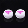 Initial Acrylic Beads OACR-E001-20A-2