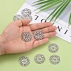 Tibetan Style Filigree Joiners Links X-TIBE-A11623-AS-LF-5