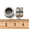 316 Surgical Stainless Steel Large Hole Beads STAS-Q326-09AS-07-2