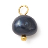 Dyed Natural Cultured Freshwater Pearl Charms PALLOY-JF02133-01-2
