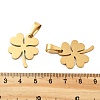 Ion Plating(IP) 304 Stainless Steel Pendants X-STAS-I135-31G-3