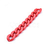 Handmade Opaque Acrylic Curb Chains AJEW-JB00564-2