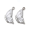 304 Stainless Steel with Enamel Charms STAS-L022-400P-04-1