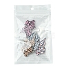 4Pcs 4 Styles Printed Acrylic Pendants MACR-FS0001-75-6