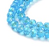 Electroplate Glass Beads Strands EGLA-A034-T1mm-L03-3