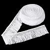 Cotton Cord Tassel Ribbon OCOR-WH0078-487B-03-6